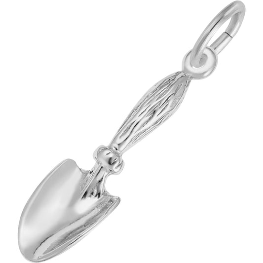 Gardening Shovel Charm - Metal - Sterling Silver