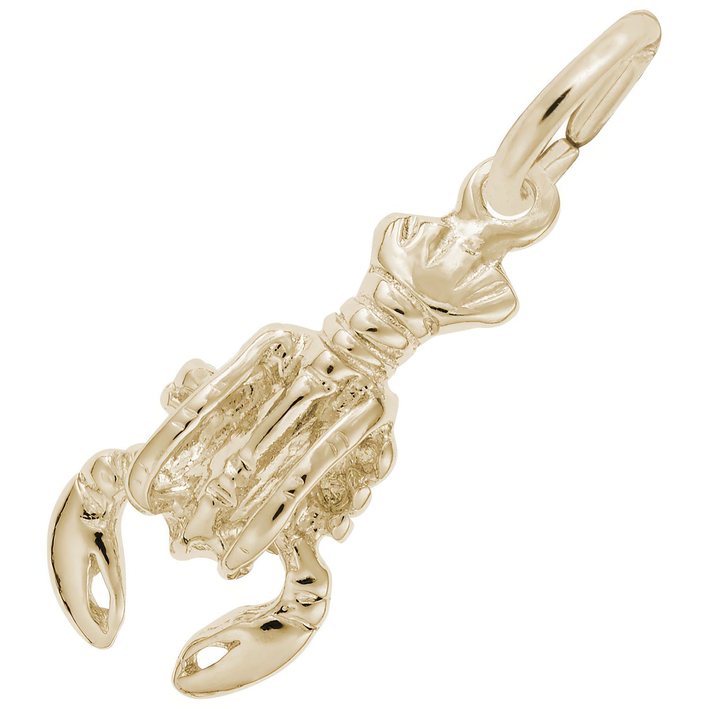 Small Lobster Charm - Metal - Sterling Silver