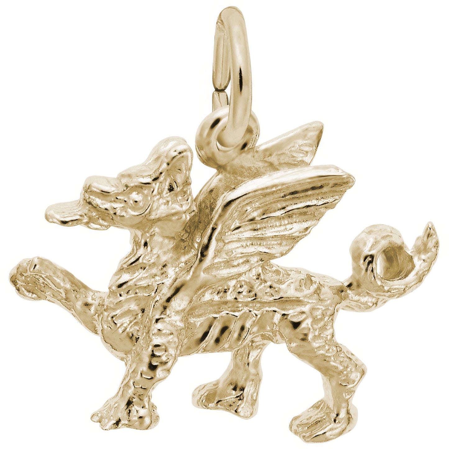 Griffin Charm - Metal - Sterling Silver