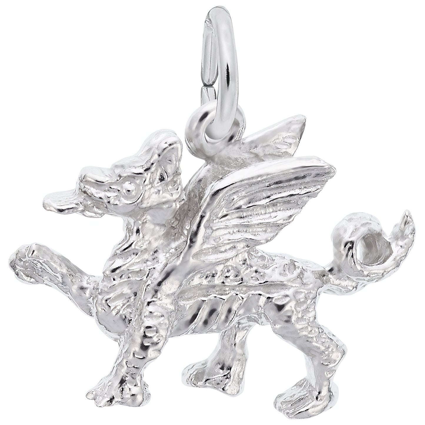 Griffin Charm - Metal - Sterling Silver