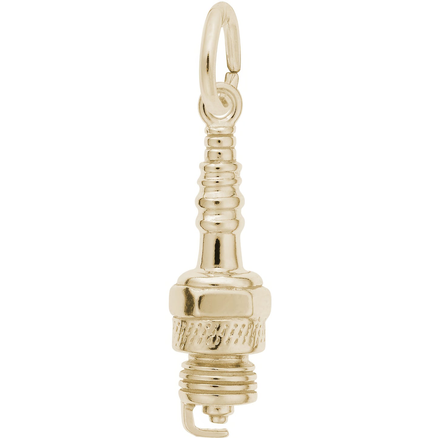 Spark Plug Charm - Metal - Sterling Silver