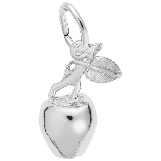 Charms Sterling Silver Apple Charm