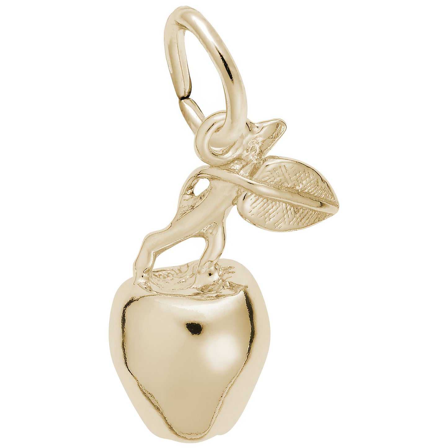 Charms Sterling Silver Apple Charm