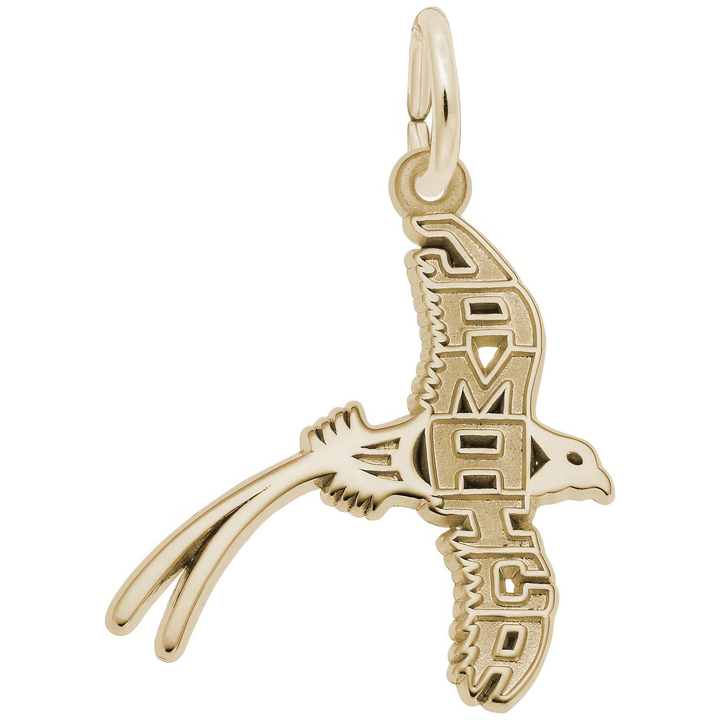 Jamaica Longtail Charm - Metal - Sterling Silver