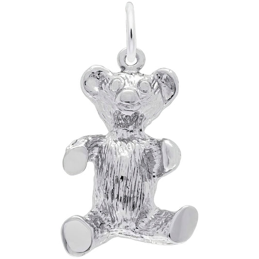 Bear Charm, Sterling Silver