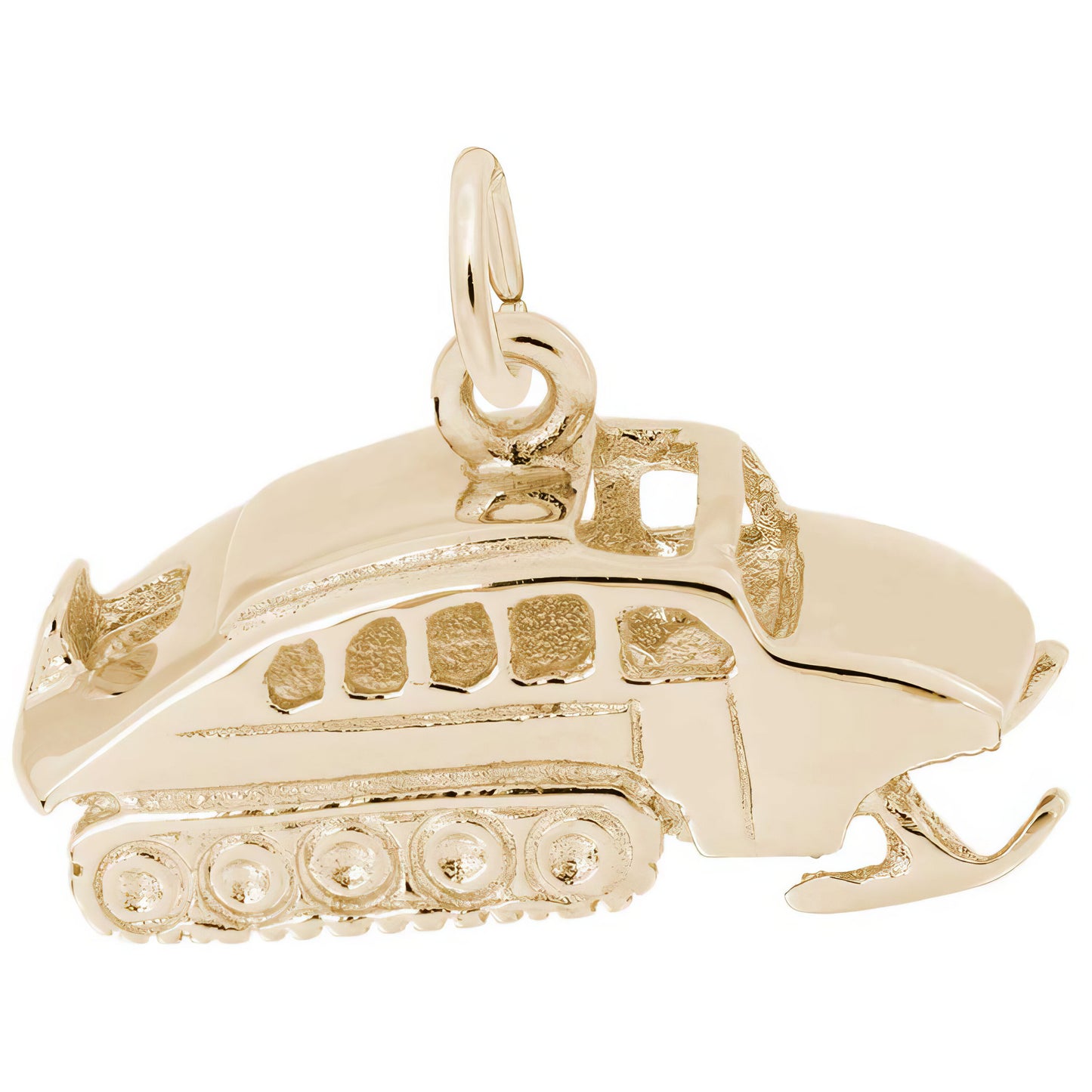 Snow Cat Charm, Sterling Silver