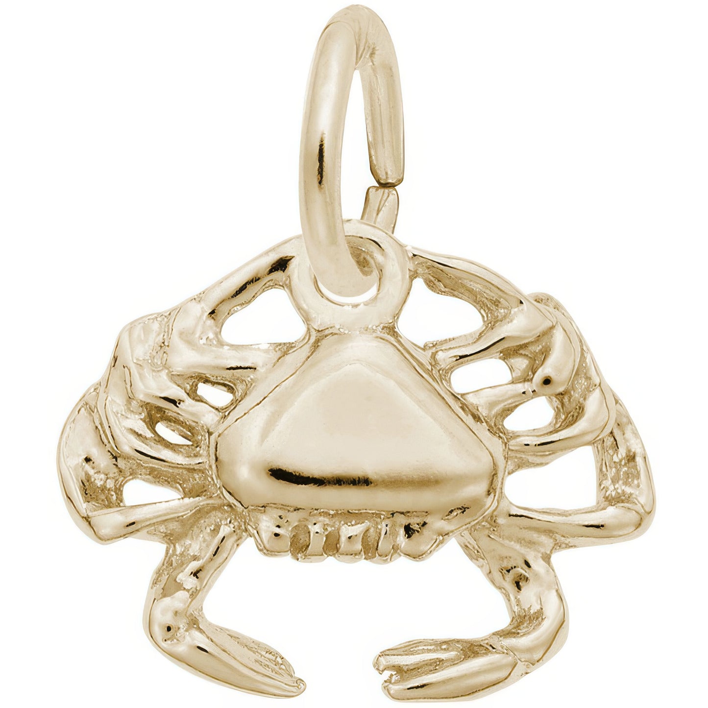 Crab Charm - Metal - Sterling Silver