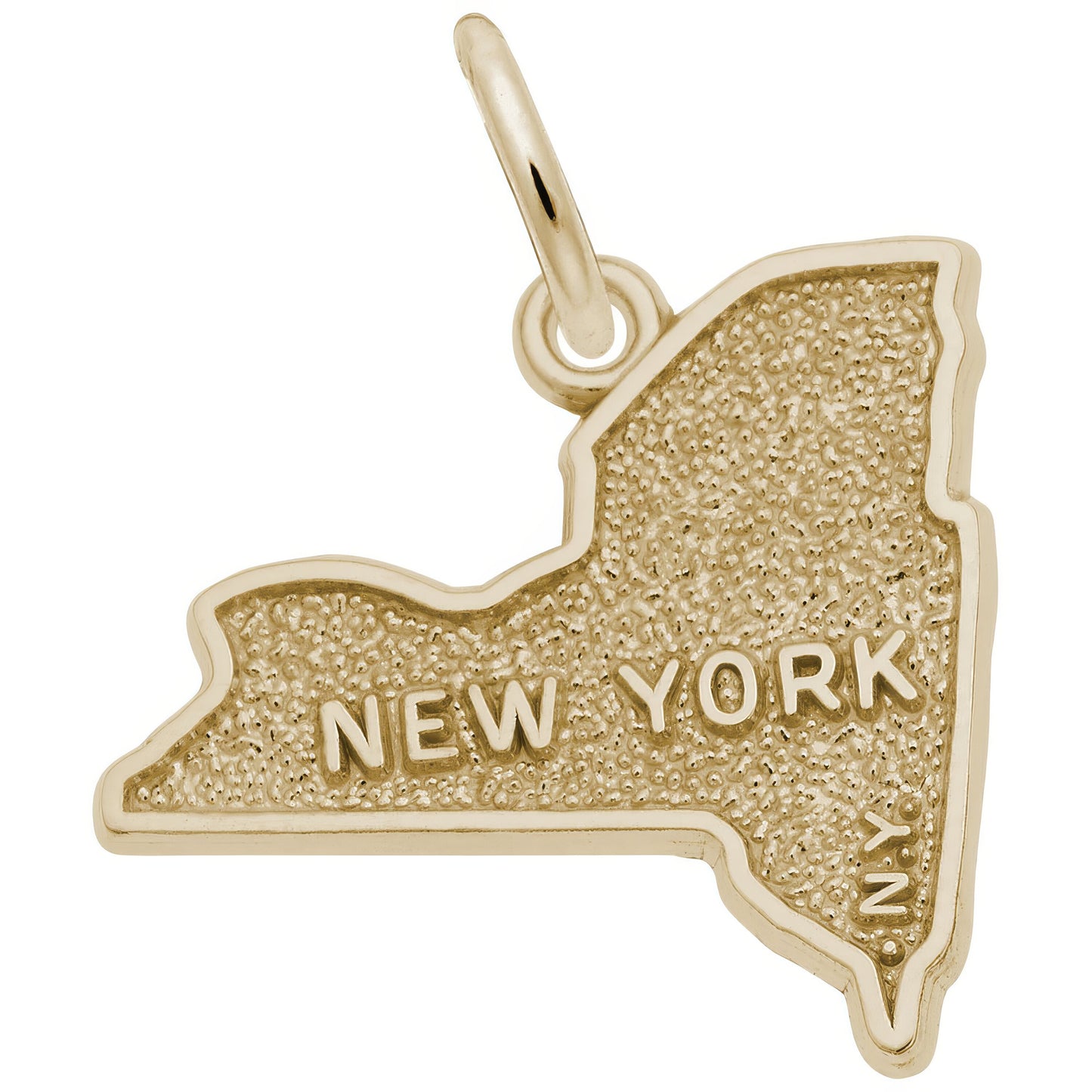 Sterling Silver New York Charm - 17mm x 15mm