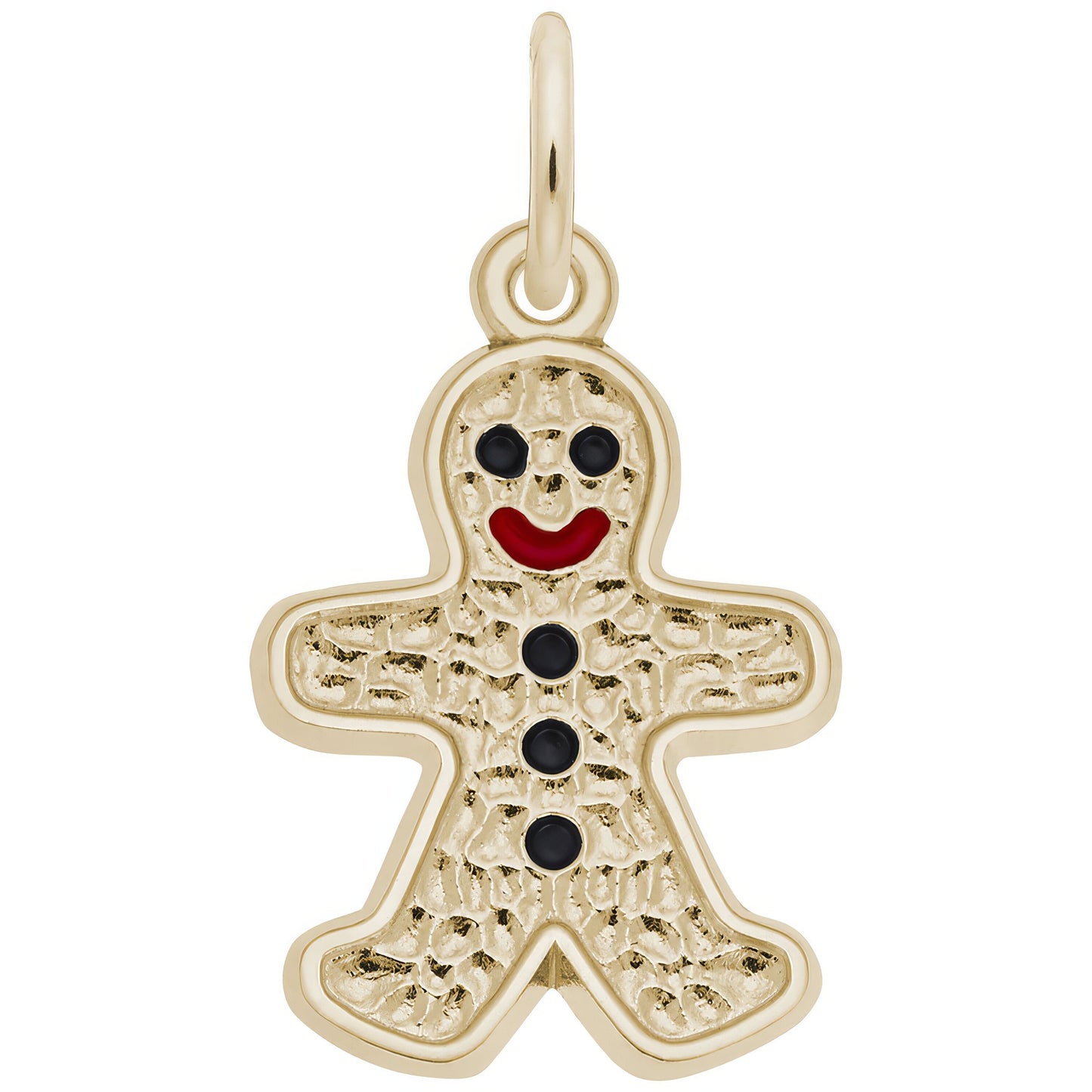 Sterling Silver Gingerbread Man Charm