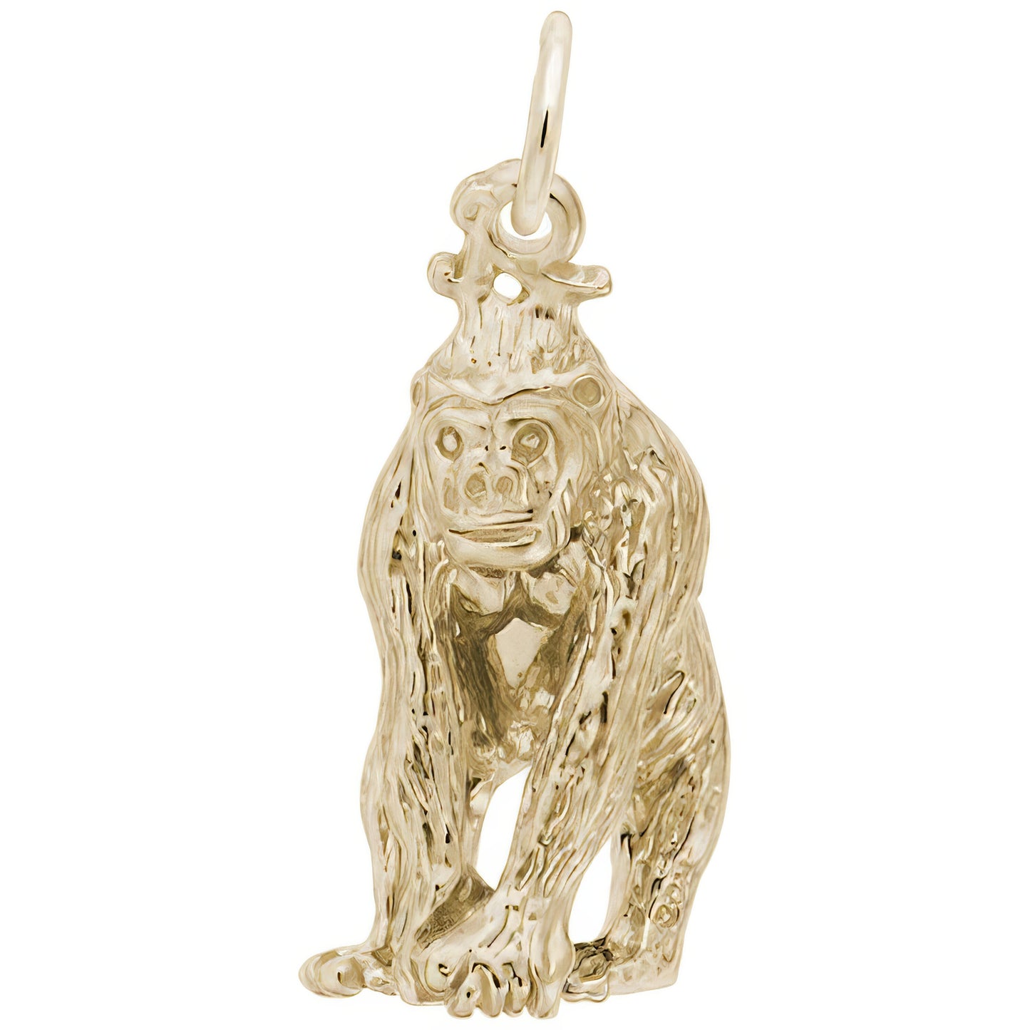Gorilla Charm - Metal - Sterling Silver