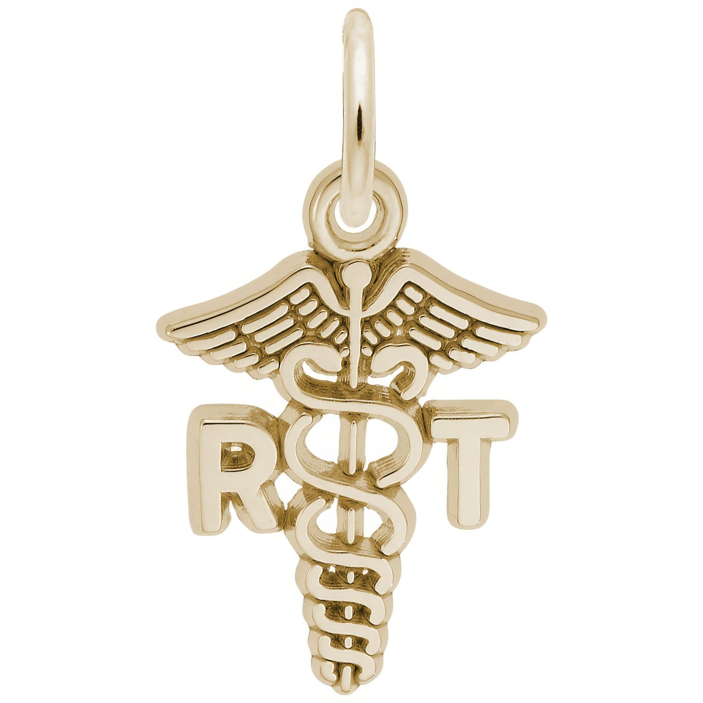 Sterling Silver RT Caduceus Charm