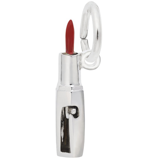 Lipstick Charm - Metal - Sterling Silver
