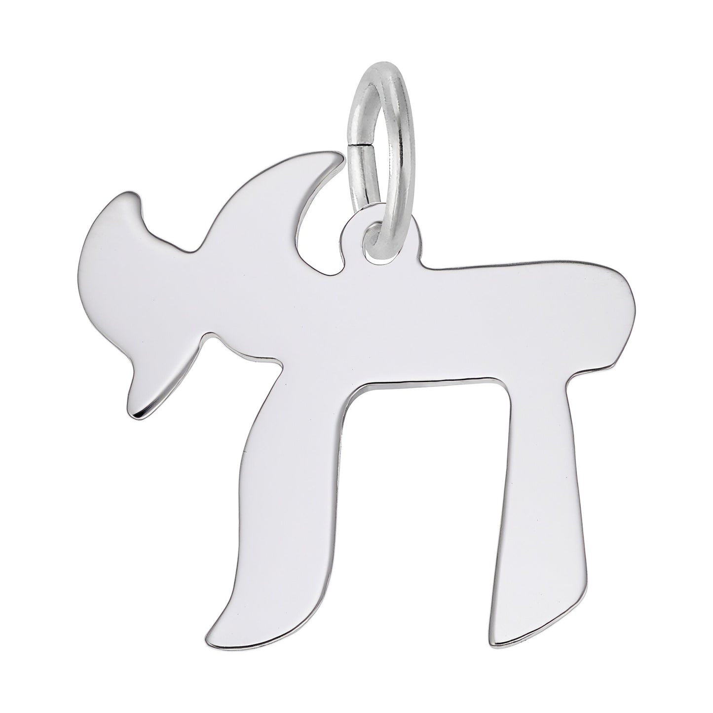 Chai Charm - Metal - Sterling Silver