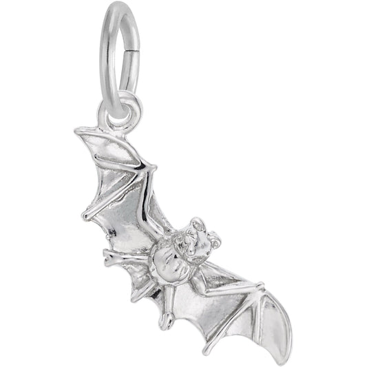 Bat Charm - Metal - Sterling Silver