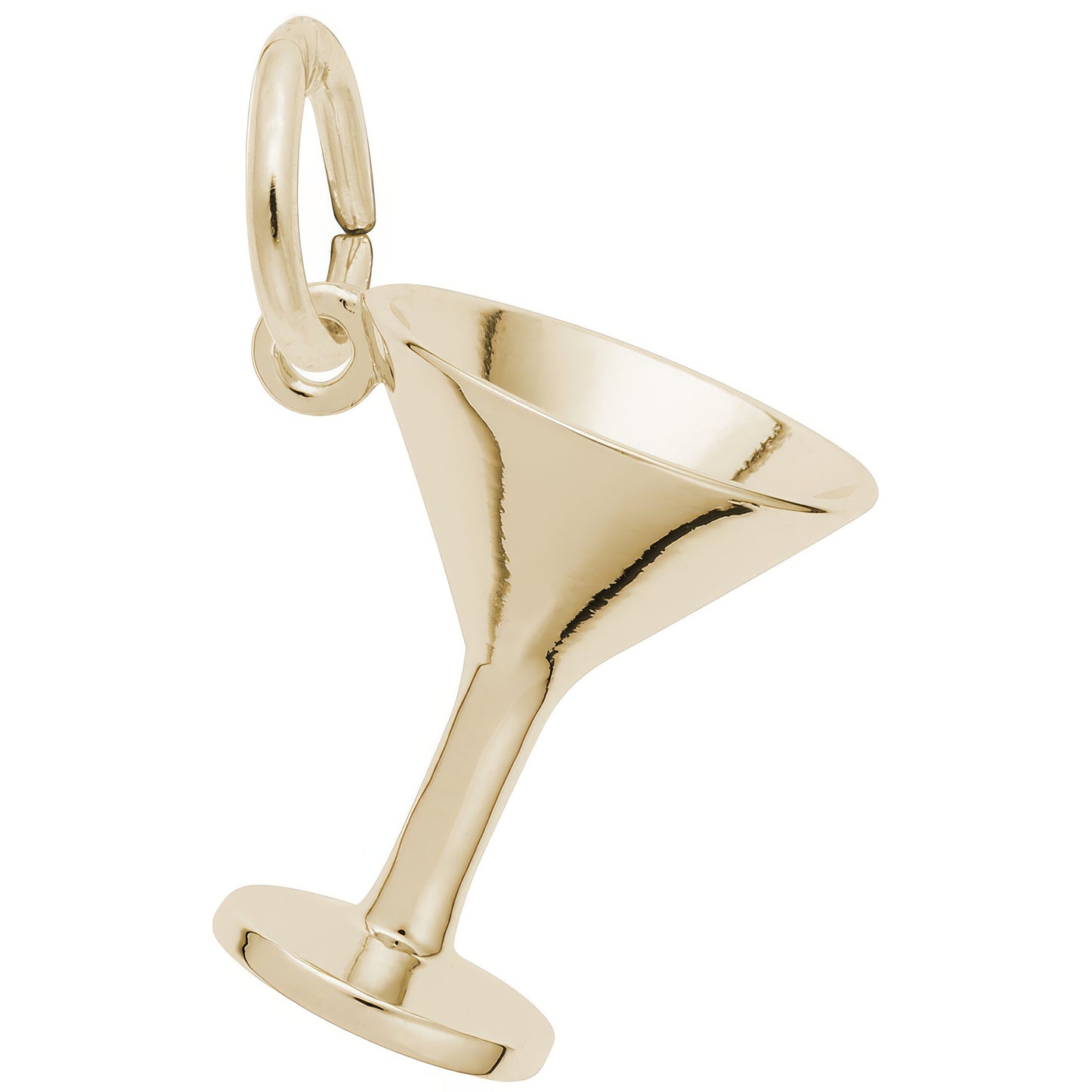 Sterling Silver Martini Glass Charm