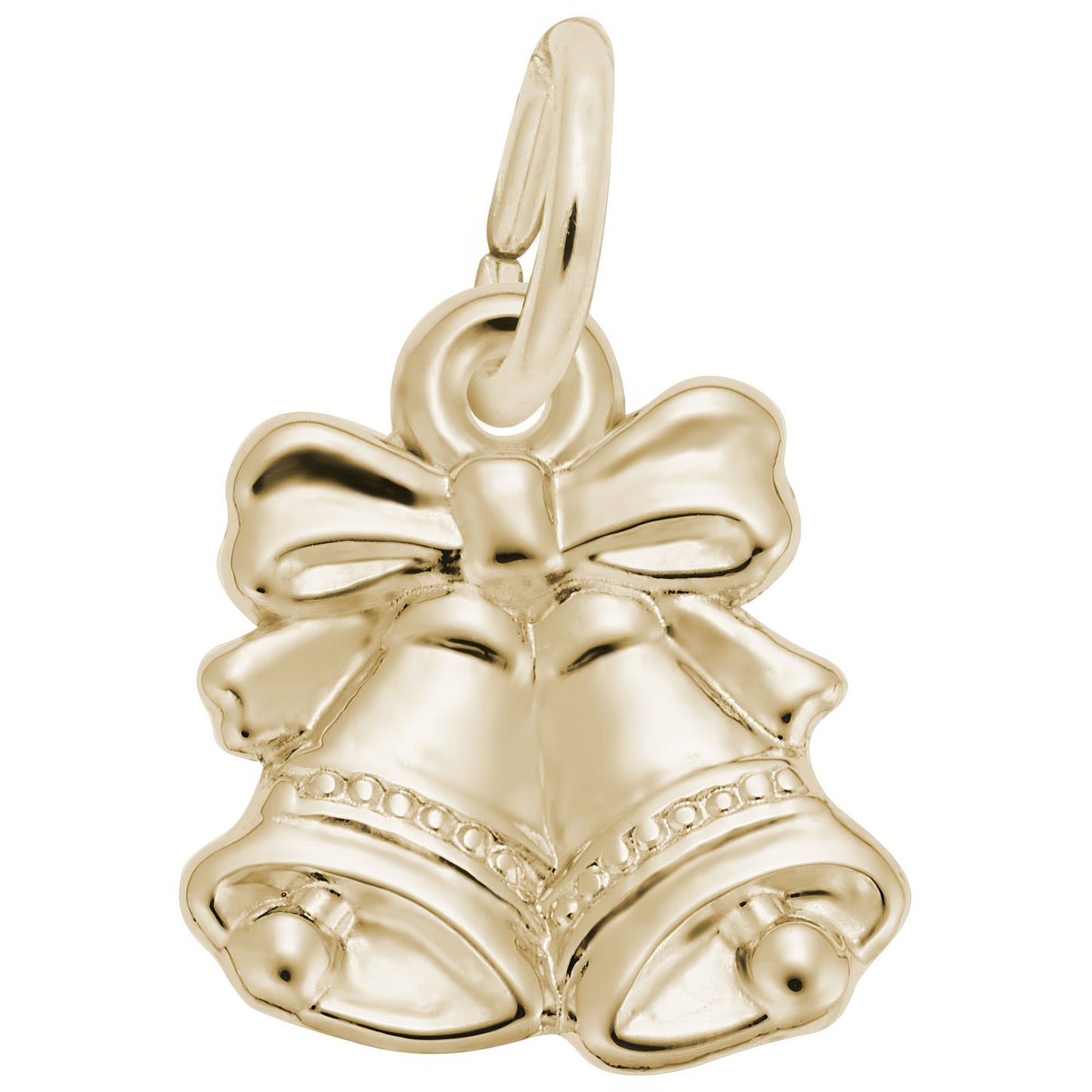 Christmas Bells Charm - Metal - Sterling Silver