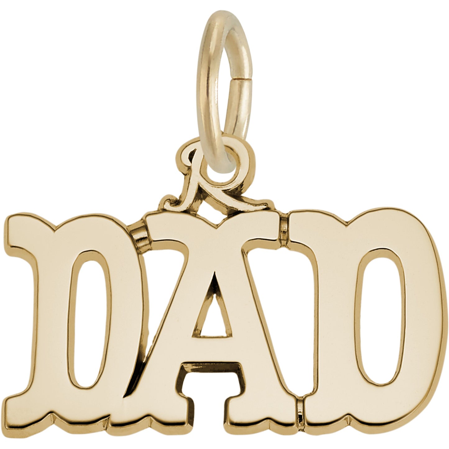 Just for Dad Charm - Metal - Sterling Silver