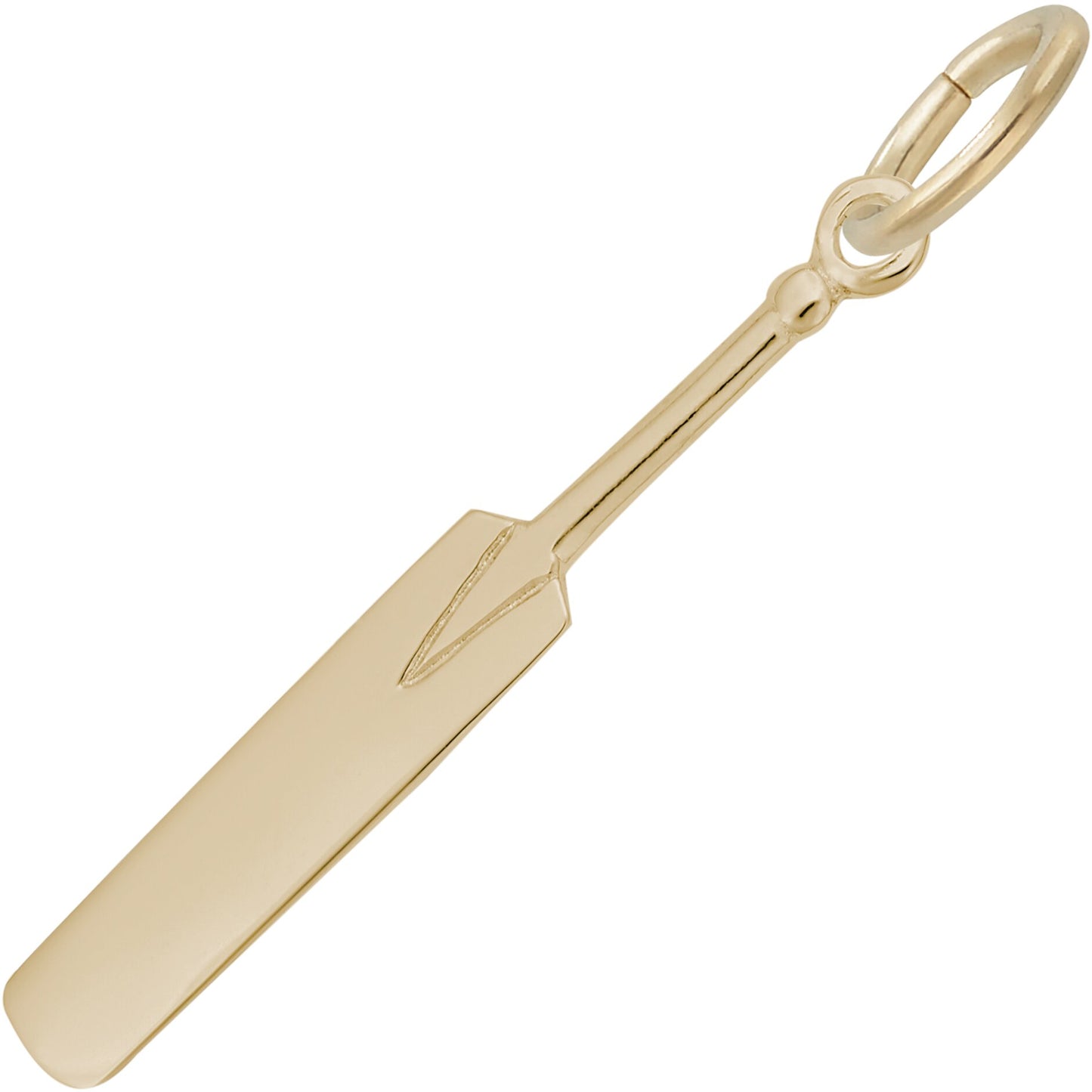 Cricket Paddle Charm - Metal - Sterling Silver