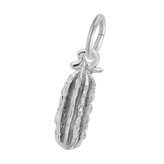 Pickle Charm - Metal - Sterling Silver