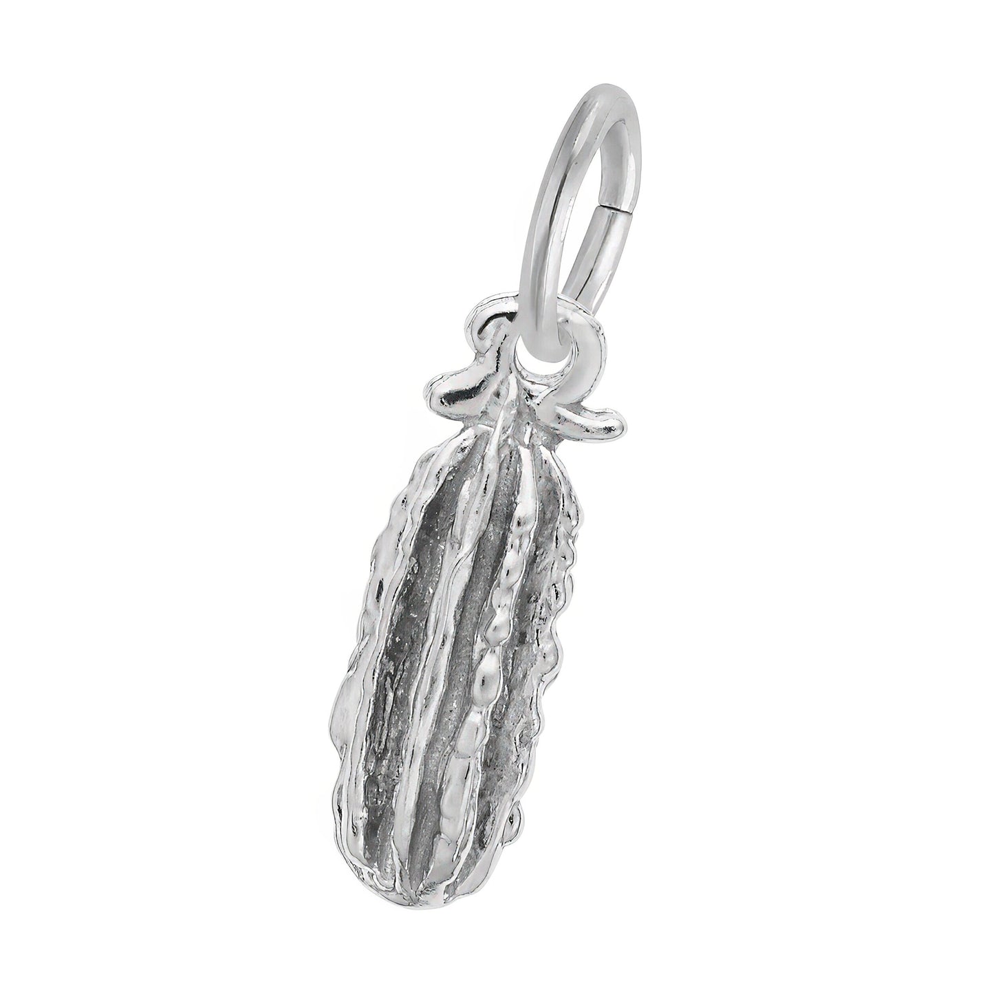 Pickle Charm - Metal - Sterling Silver
