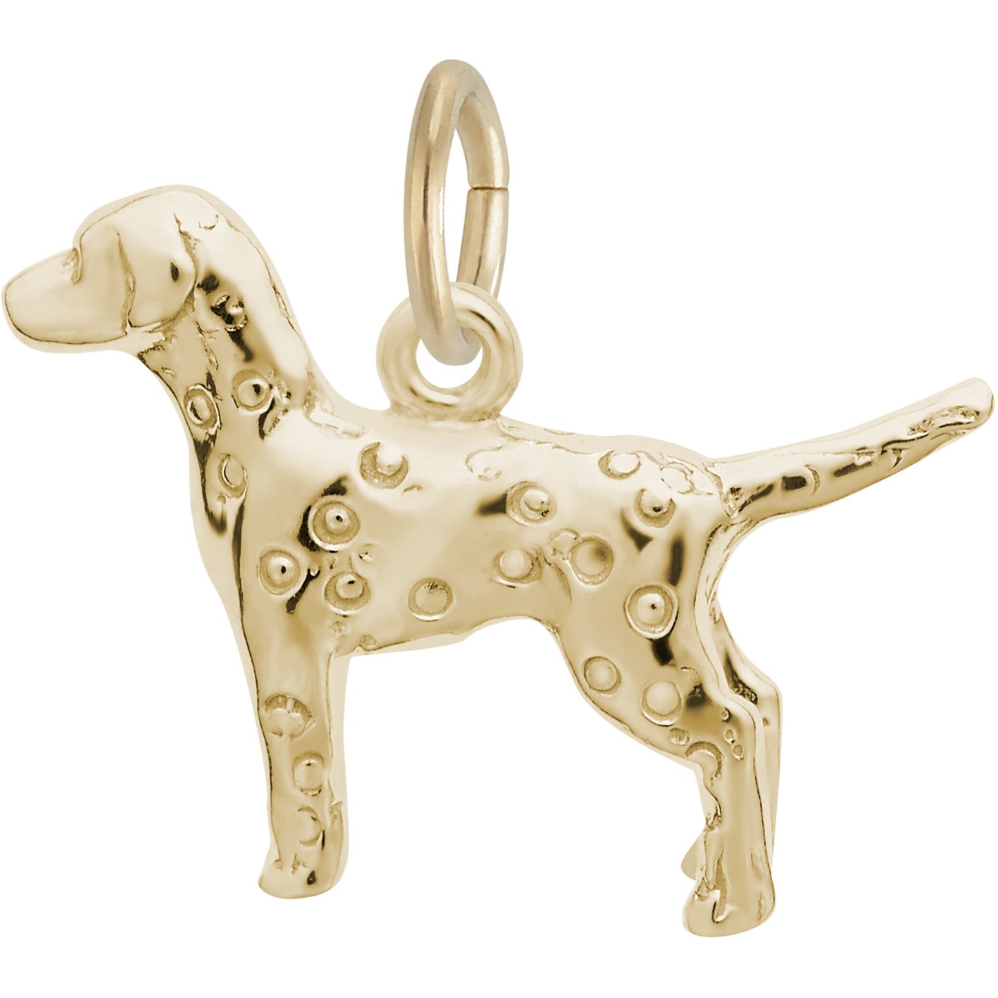 Dalmatian Charm - Metal - Sterling Silver