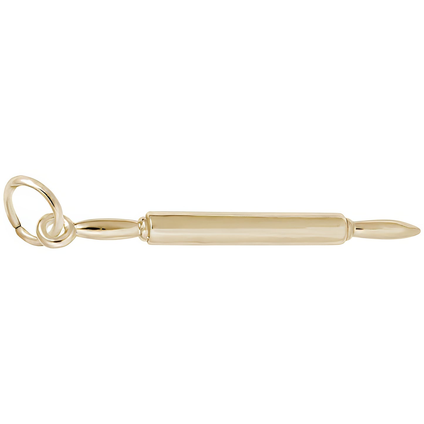 Rolling Pin Charm - Metal - Sterling Silver