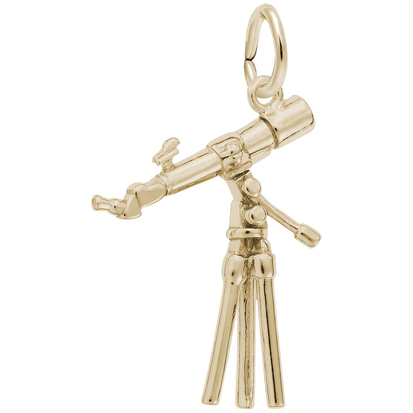 Telescope Charm - Metal - Sterling Silver