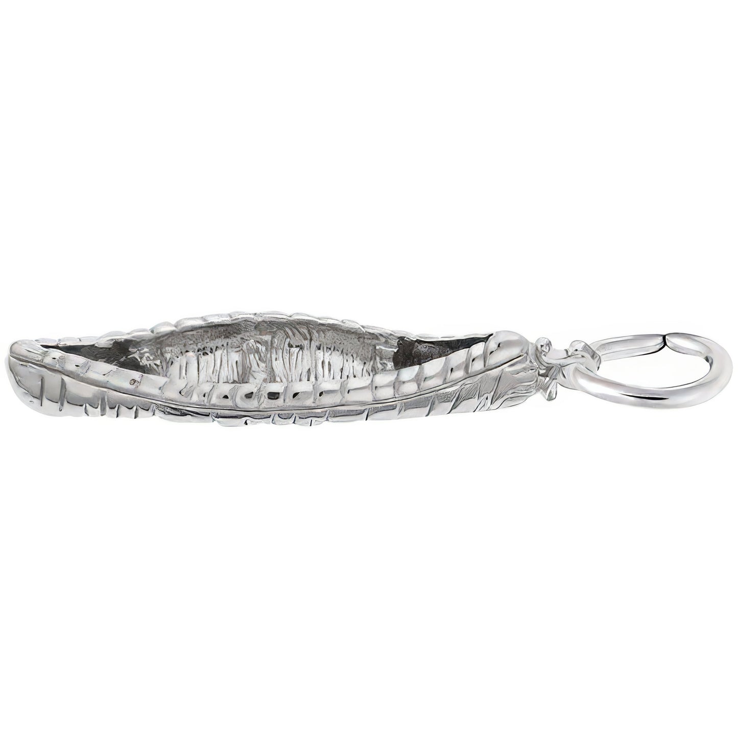 Canoe Charm - Metal - Sterling Silver