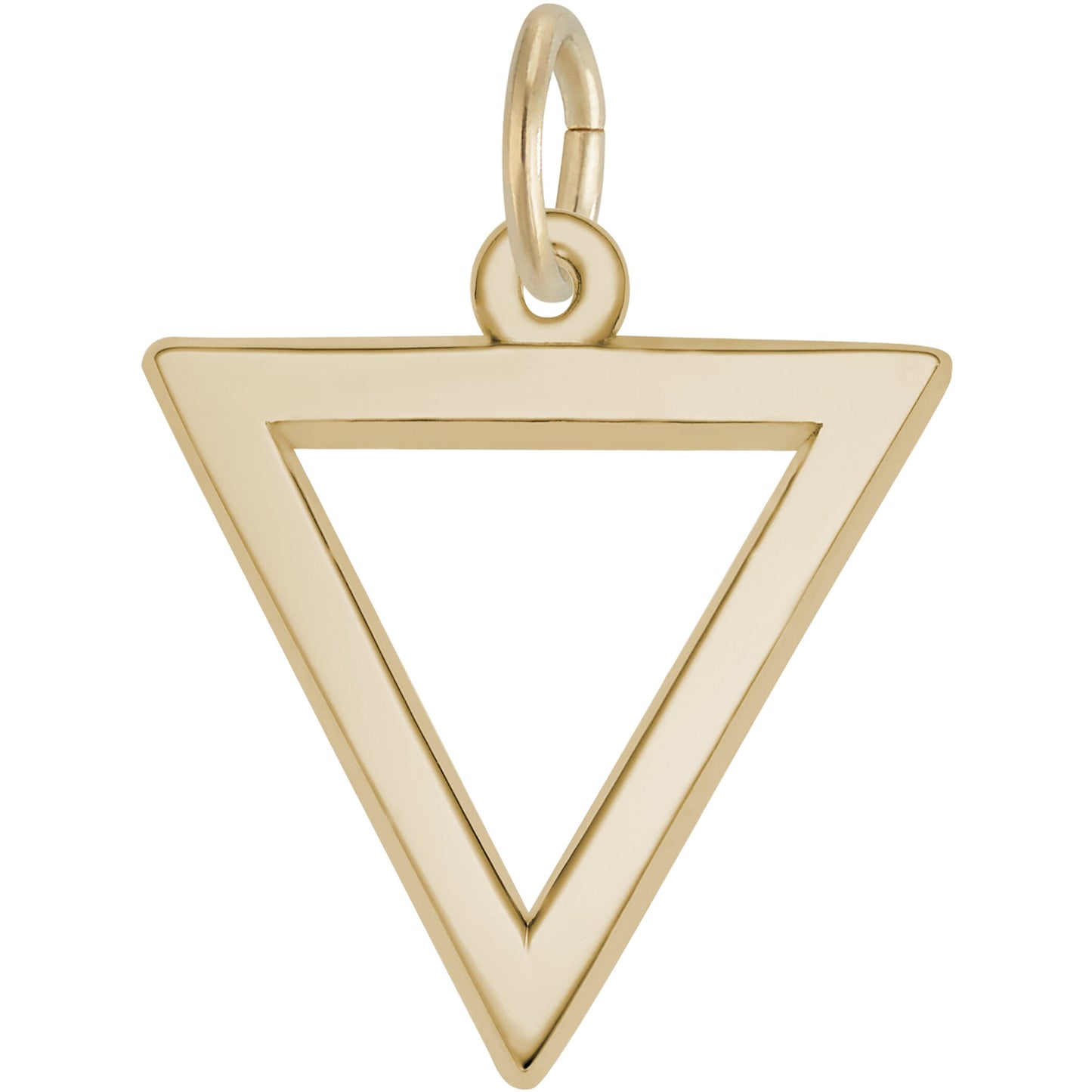 Trinity Triangle Charm - Metal - Sterling Silver