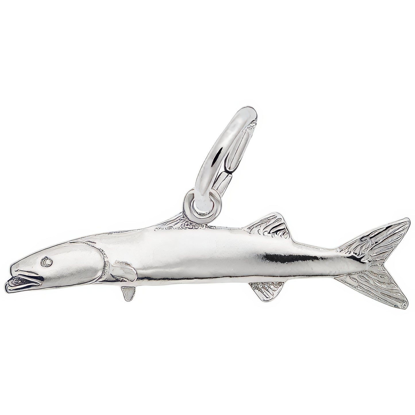 Barracuda Charm - Metal - Sterling Silver