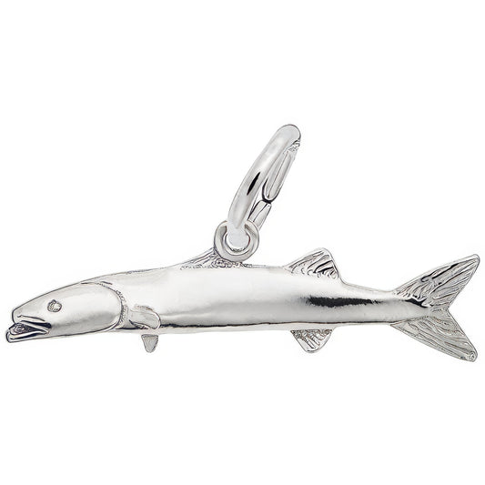 Barracuda Charm - Metal - Sterling Silver