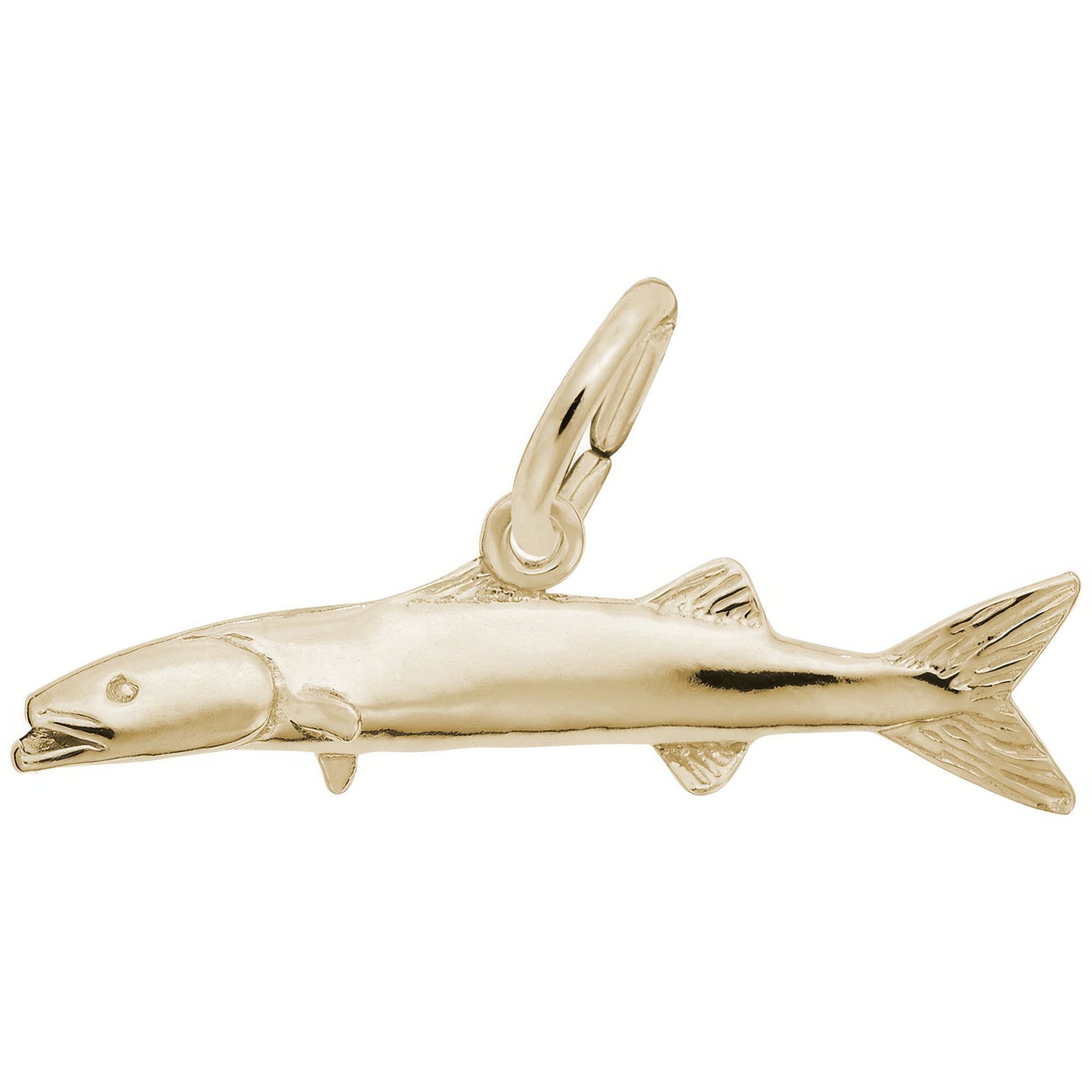 Barracuda Charm - Metal - Sterling Silver