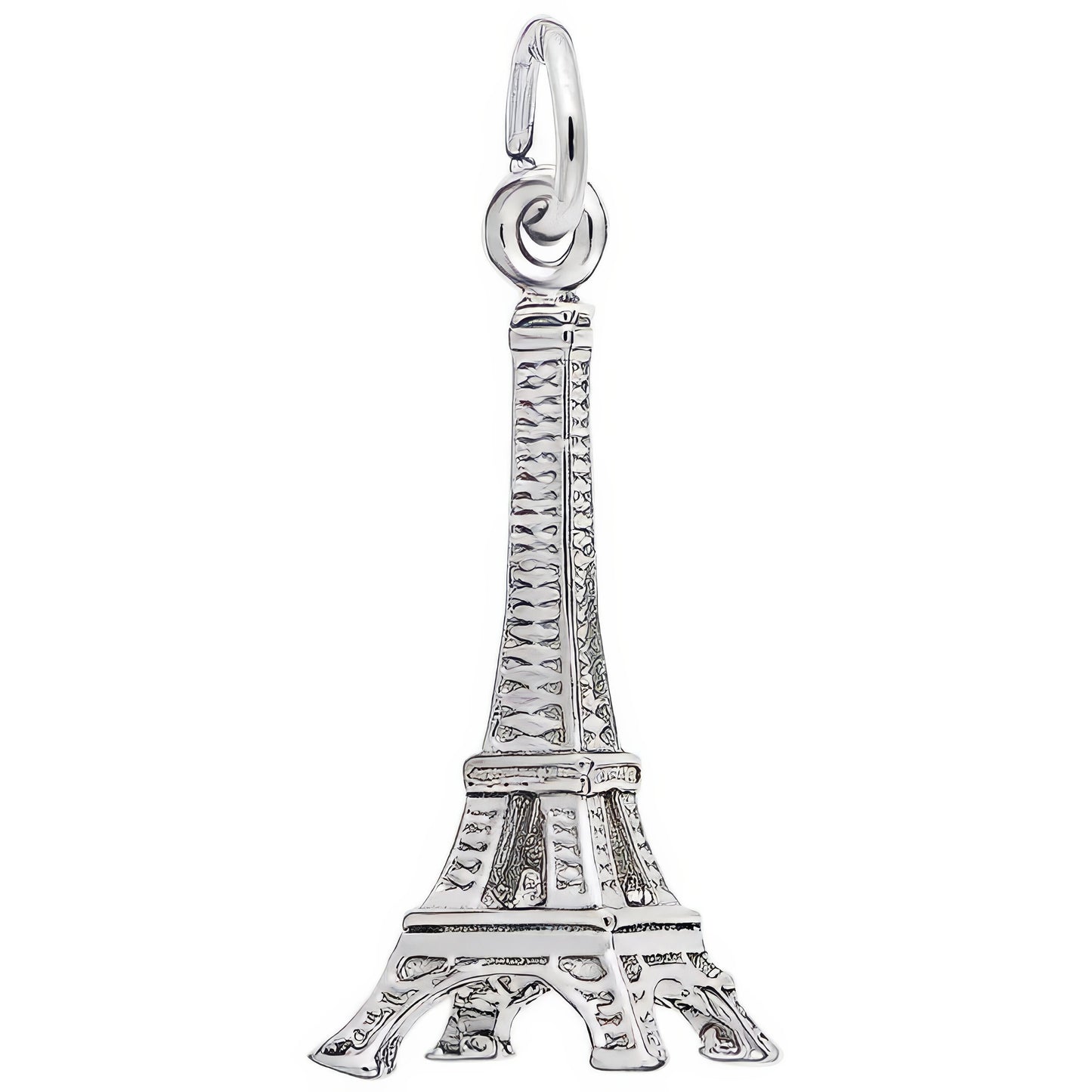 Sterling Silver Eiffel Tower Charm - 18mm x 8mm