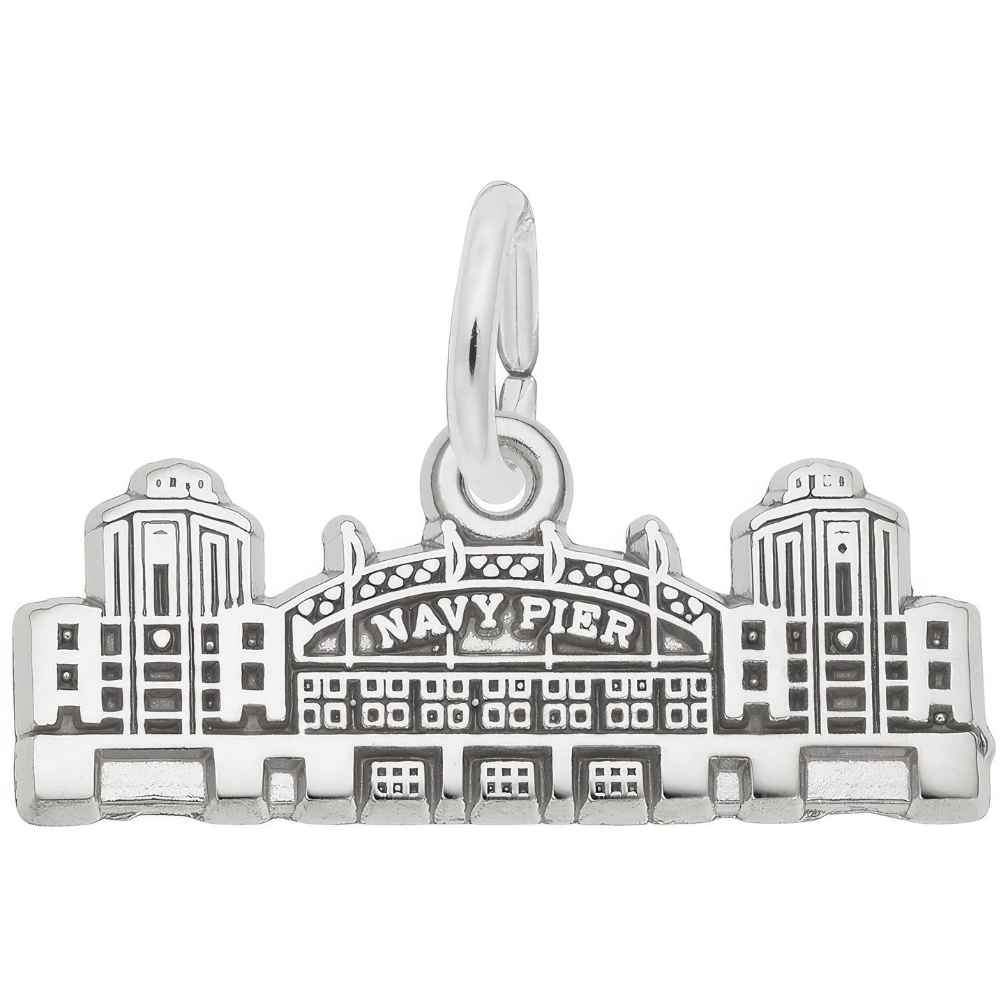 Navy Pier Charm - Metal - Sterling Silver