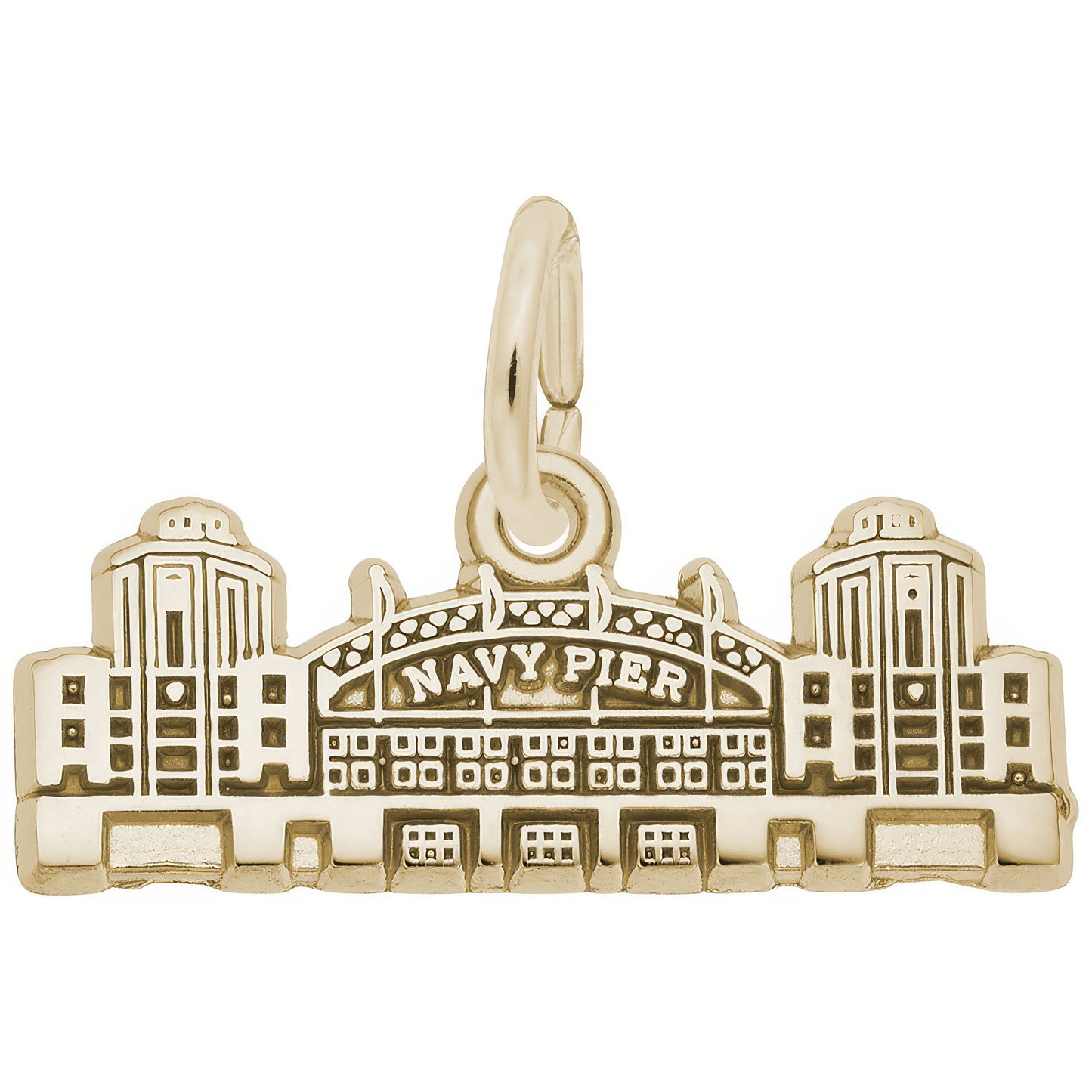 Navy Pier Charm - Metal - Sterling Silver