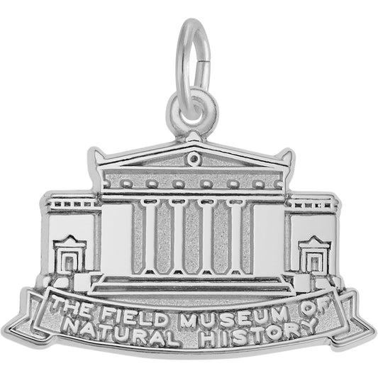 Field Museum of Natural History Charm - Metal - Sterling Silver