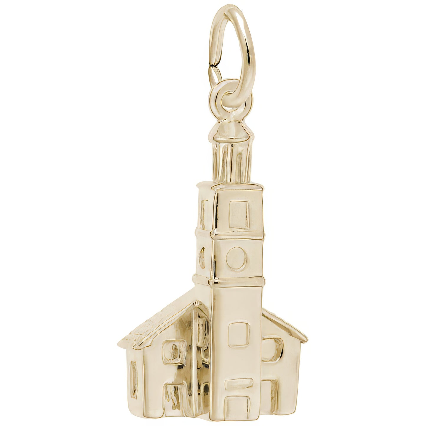 St. Johns Church Charm - Metal - Sterling Silver