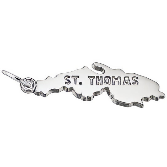 St. Thomas Charm - Metal - Sterling Silver
