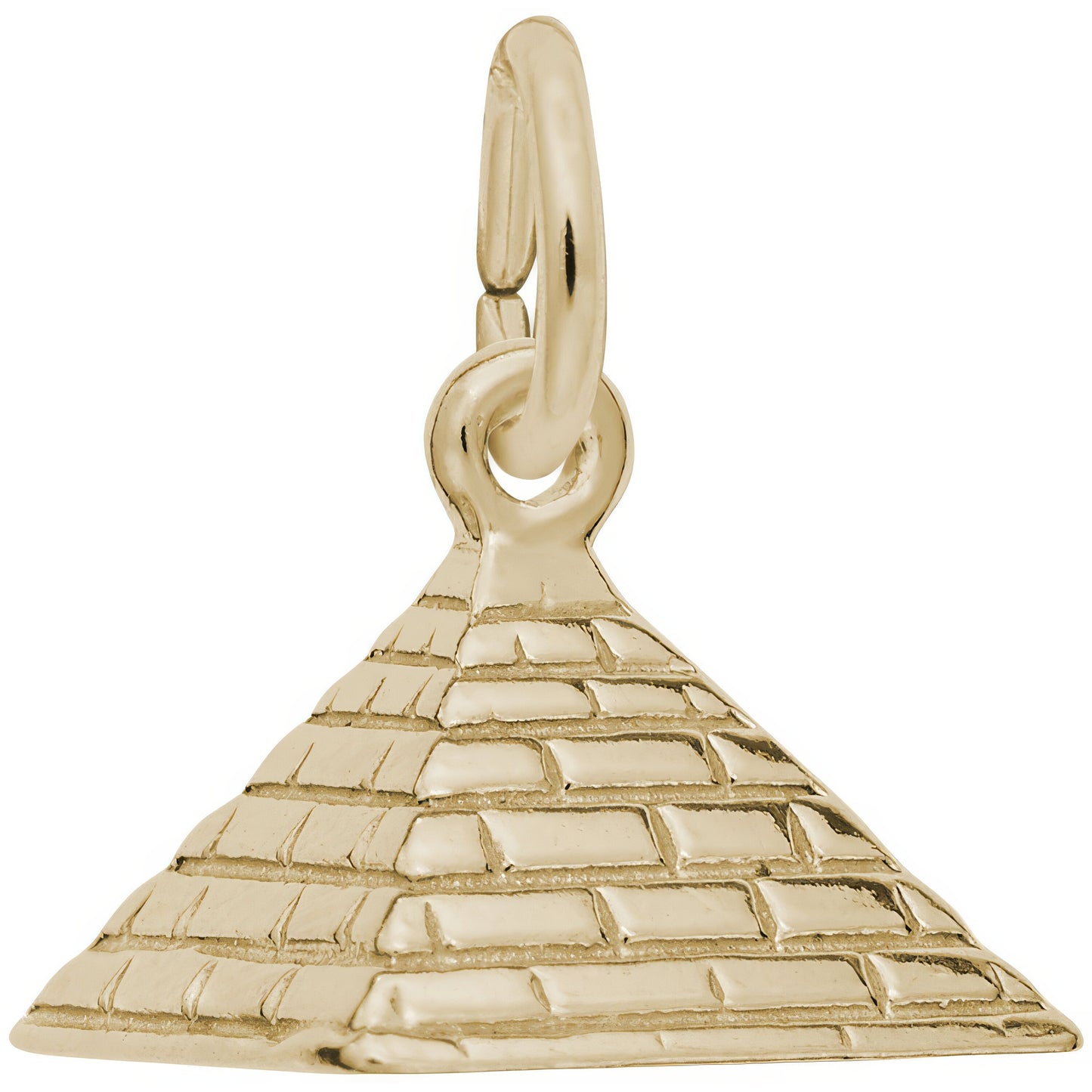Pyramid Charm - Metal - Sterling Silver