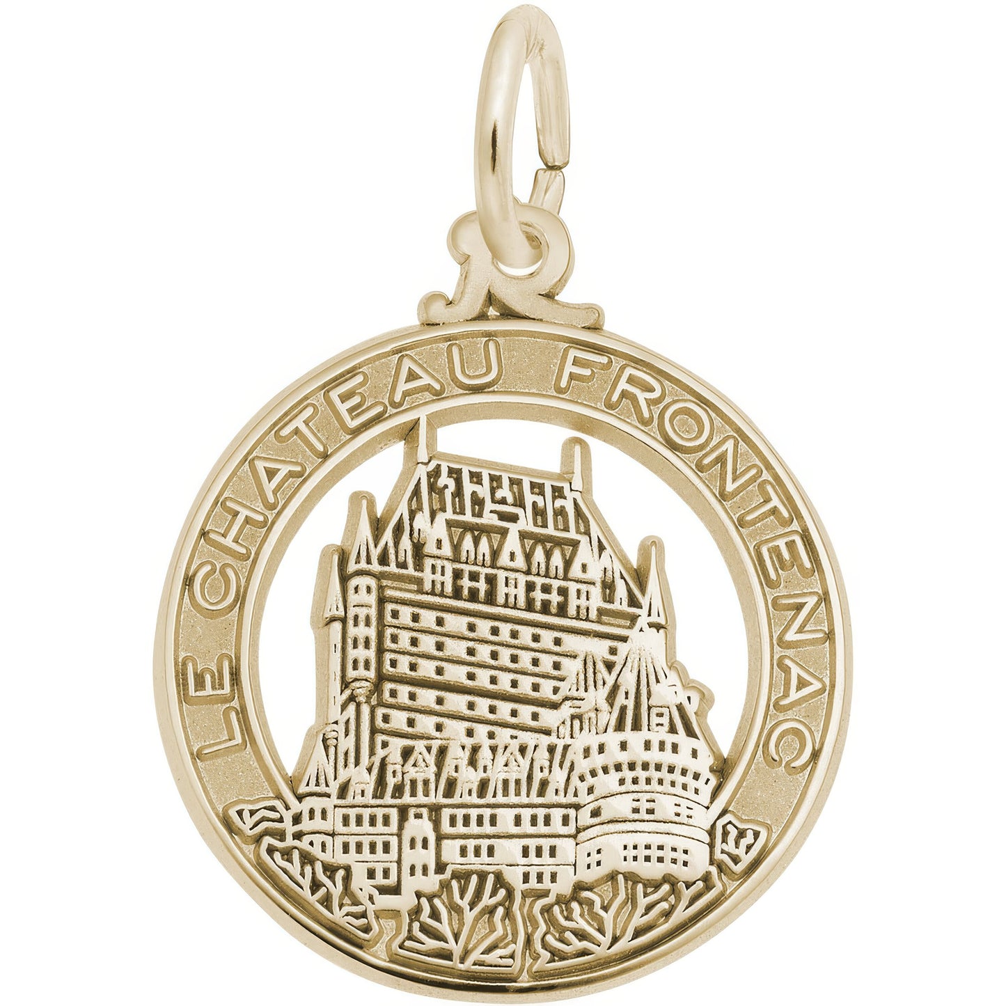 Le Chateau Frontenac Charm - Metal - Sterling Silver