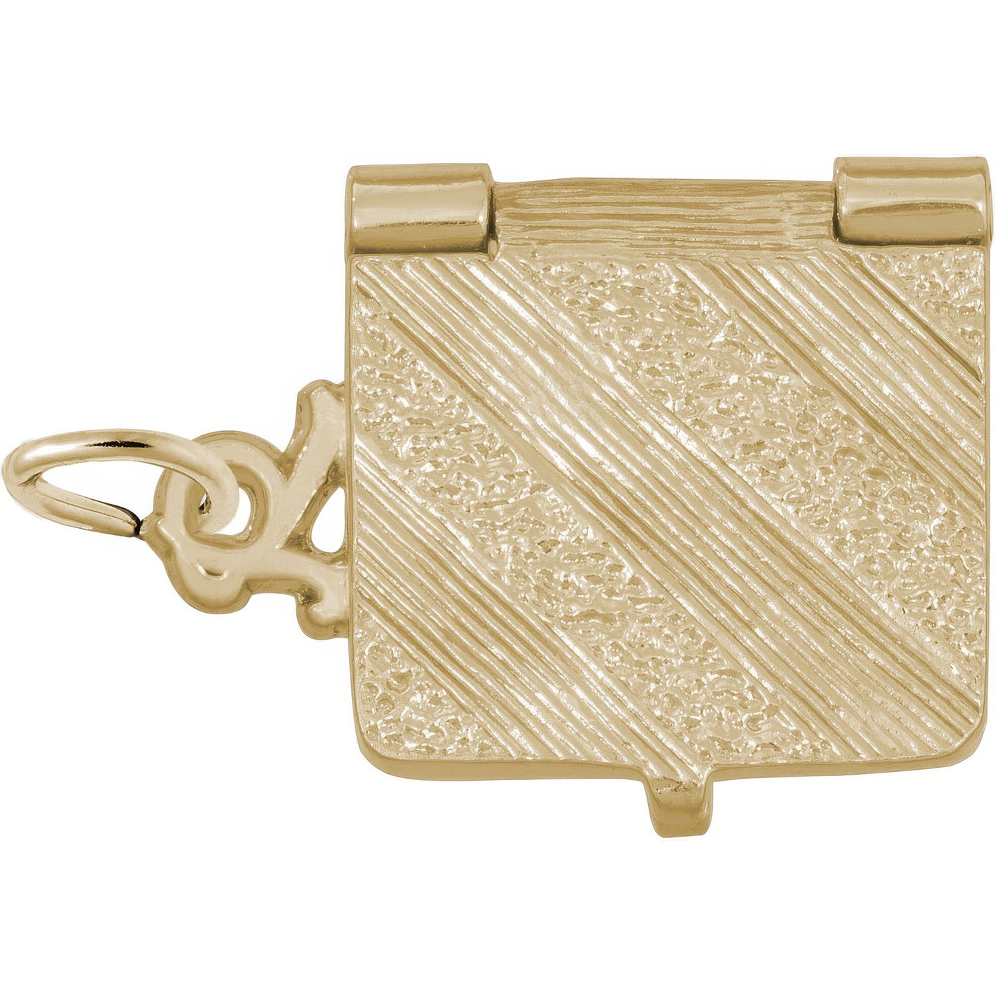 Sterling Silver Laptop Computer Charm