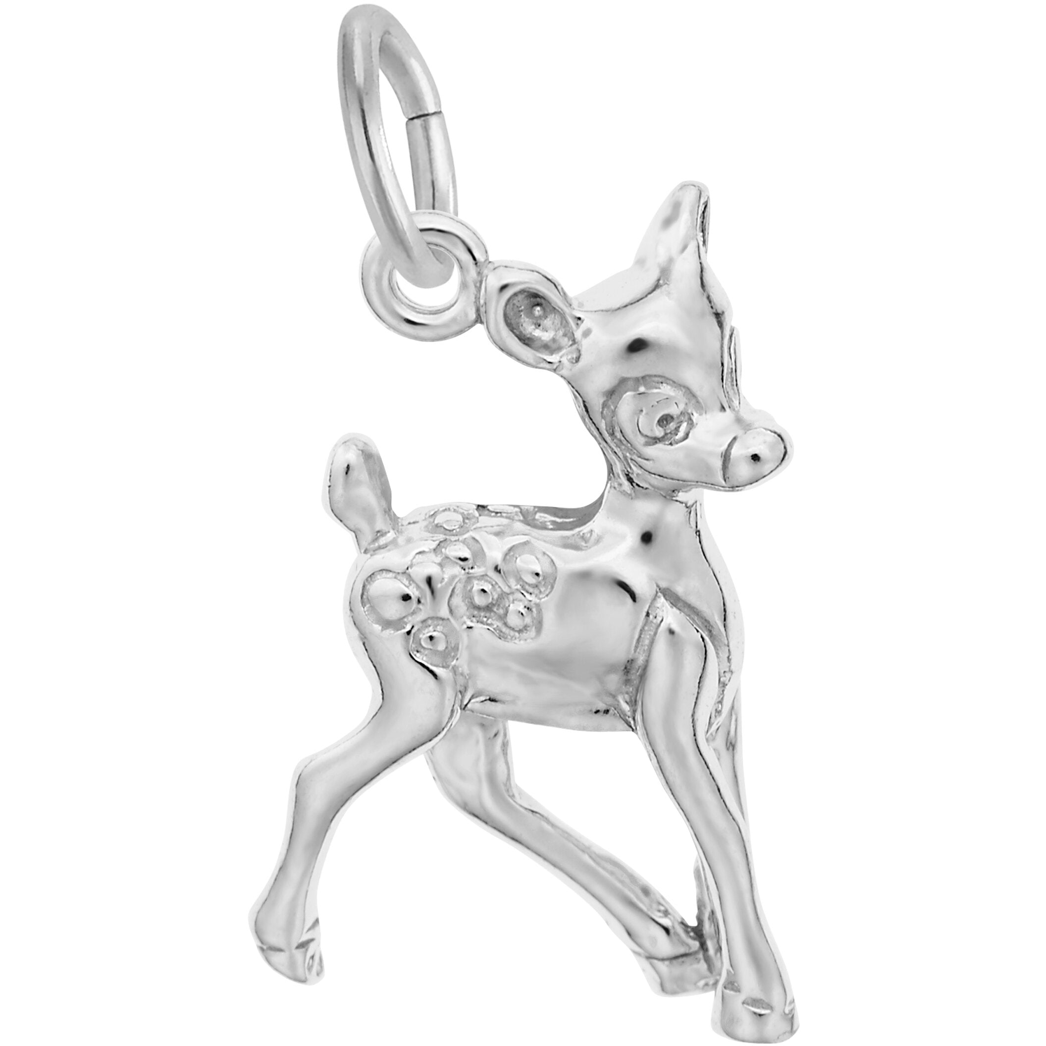 Fawn Charm - Metal - Sterling Silver – FindingKing