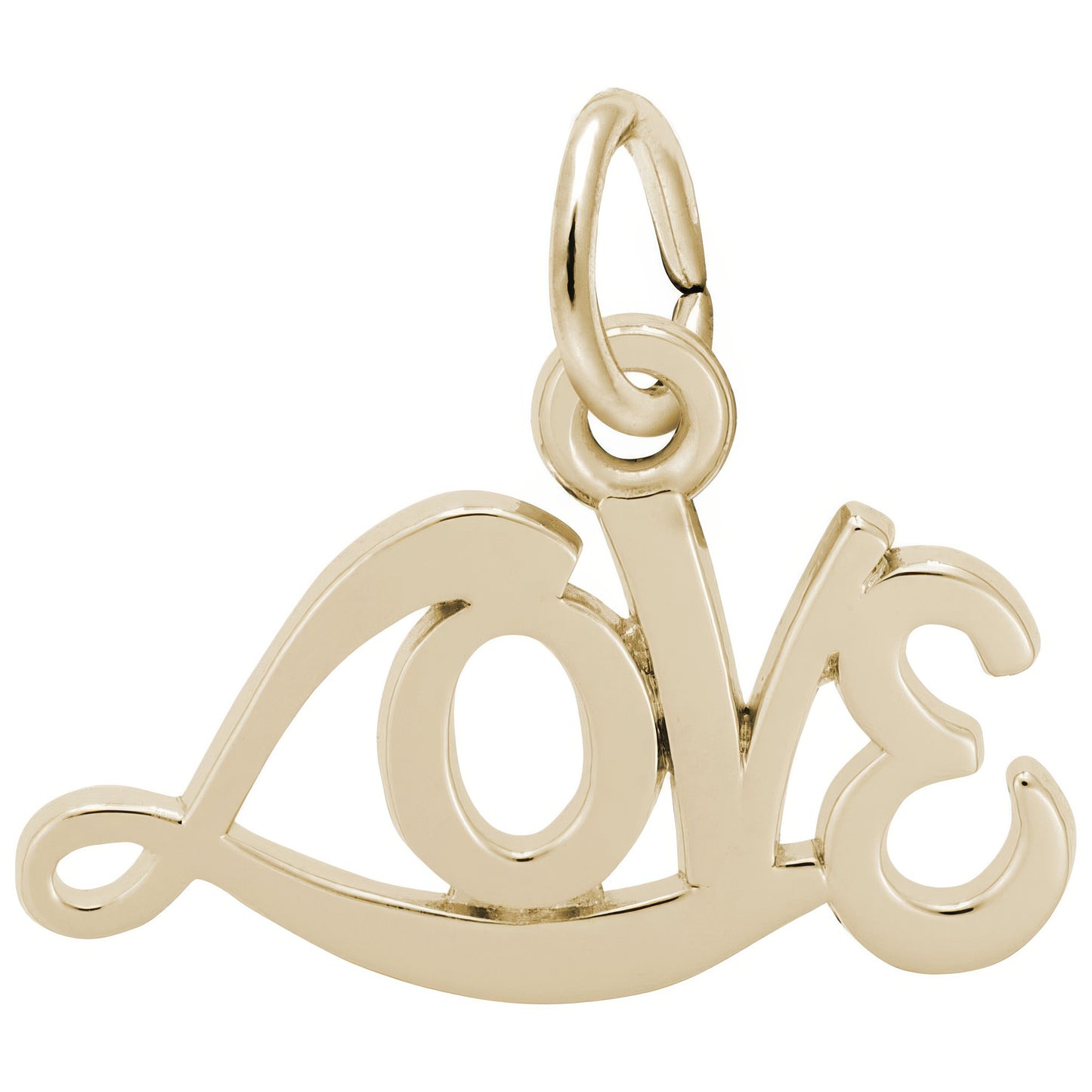 Sterling Silver Love Charm - 9mm x 18mm