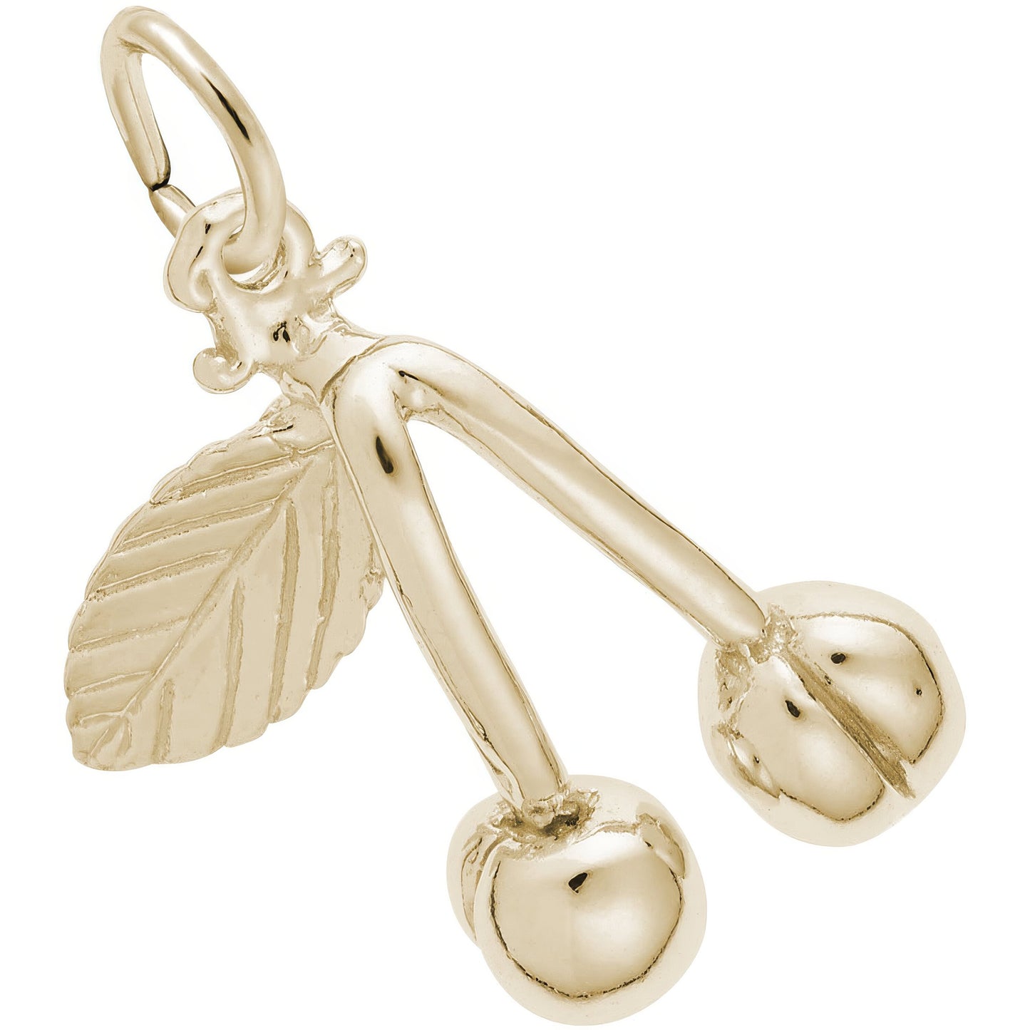 Cherries Charm - Metal - Sterling Silver