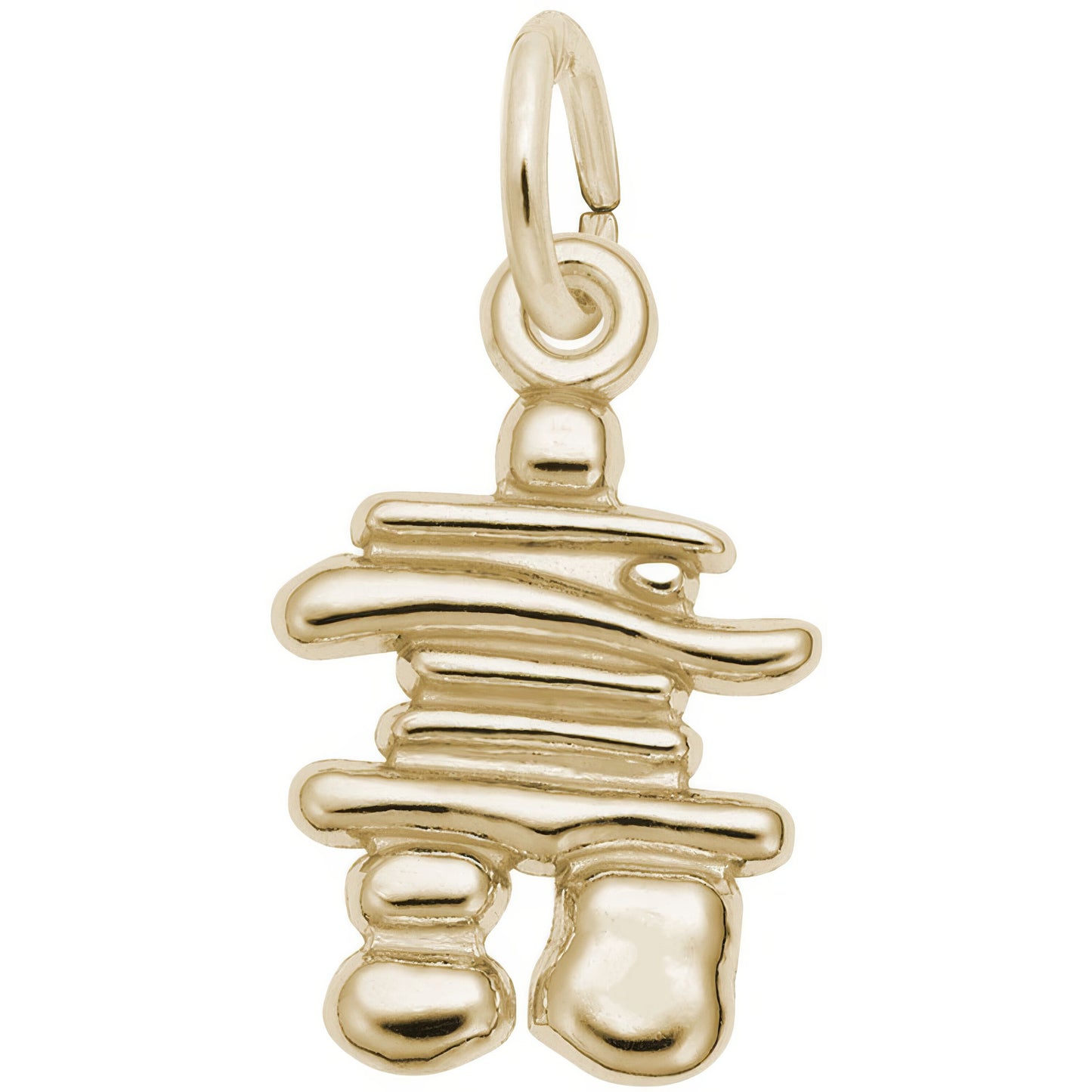 Inukshuk Charm - Metal - Sterling Silver