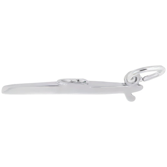 Kayak Charm, Sterling Silver