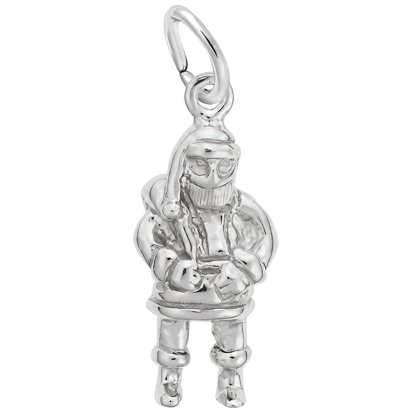 Santa Charm - Metal - Sterling Silver