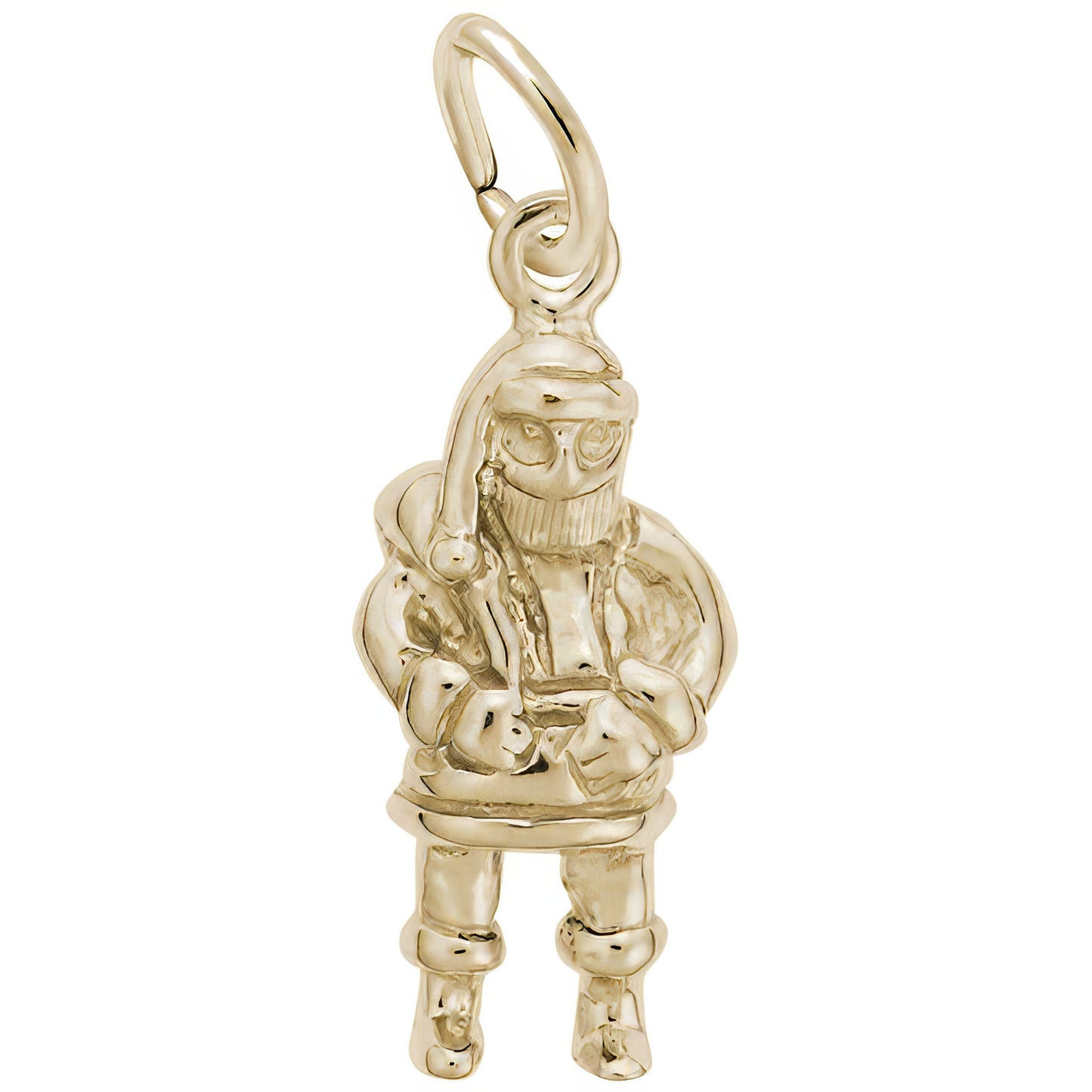 Santa Charm - Metal - Sterling Silver
