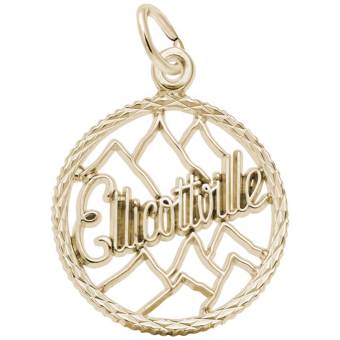 Ellicottville Charm - Metal - Sterling Silver