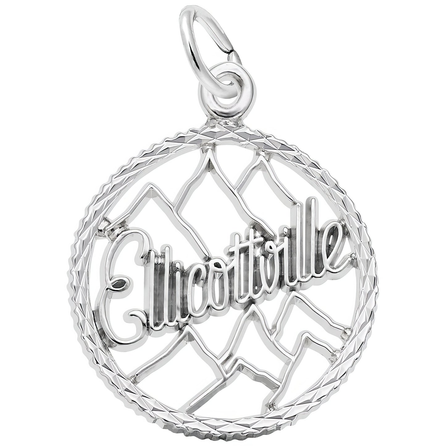 Ellicottville Charm - Metal - Sterling Silver